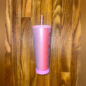 Starbucks authentic frosted Valentine’s Day tumbler.